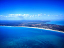 Aerial view of Broome looking over famous Cable Beach